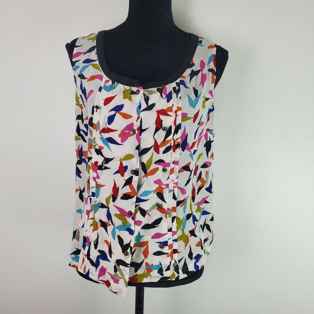 Anthropologie Odille Bird Print Top 4